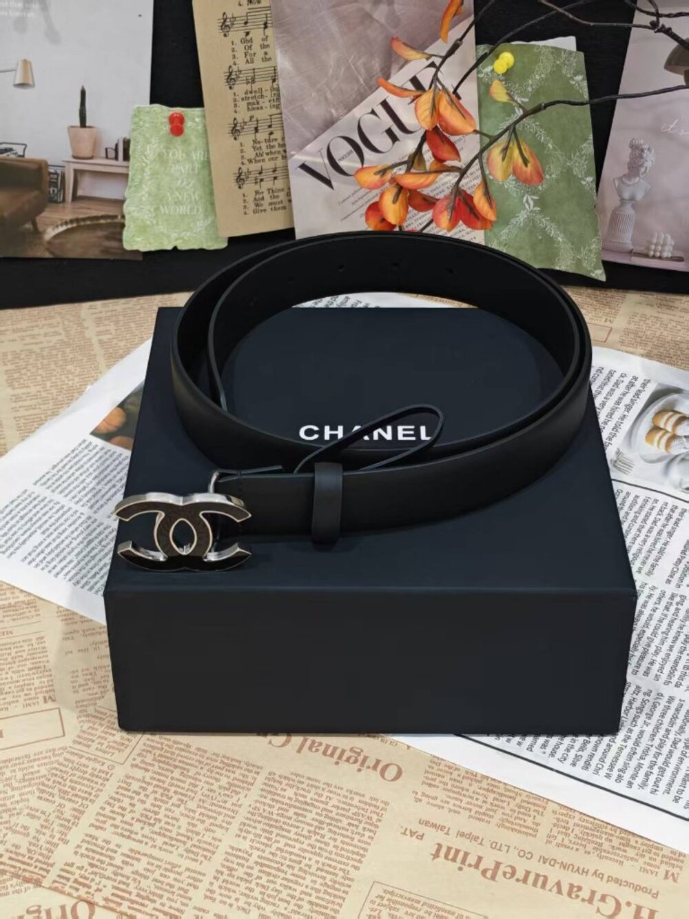 Chanel Authentic Women's Belt SZ 85